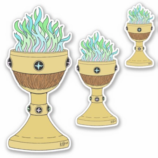 Magische Potion in Mazer en Chalice Combo Sticker (Voorkant)
