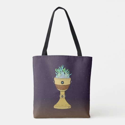 Magische Potion in Mazer en Chalice Combo Tote Bag (Achterkant)