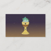 Magische Potion in Mazer en Chalice Combo Visitekaartje (Achterkant)