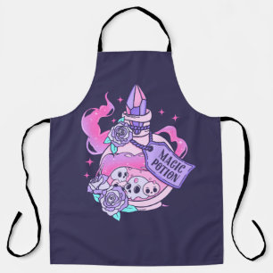 Magische Potion Schattige Roze Halloween Potion Fl Schort