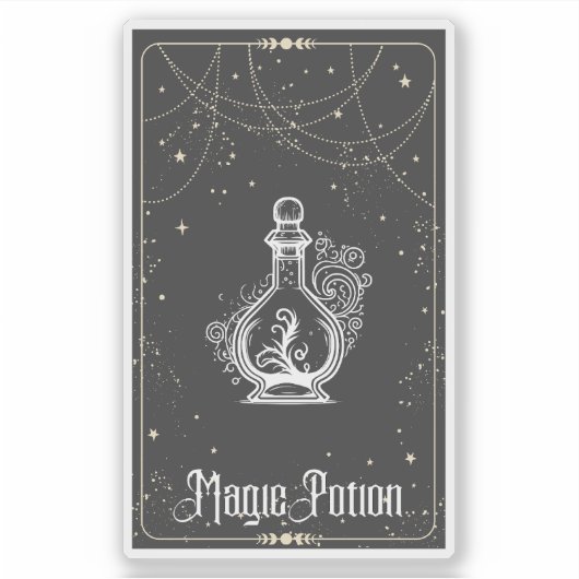 Magische Potion Tarot Sticker (Voorkant)