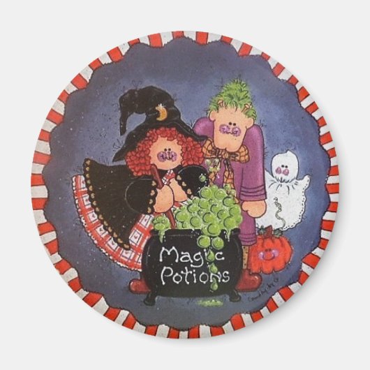 Magische Potions Button Magnet (Voorkant)