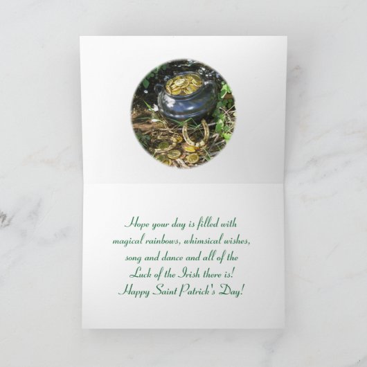 "Magische potje goud!" Kaart (Binnen)