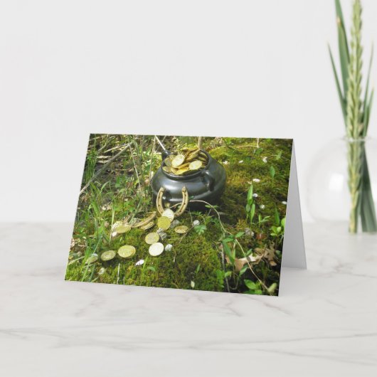 "Magische potje goud!" Kaart (Voorkant)