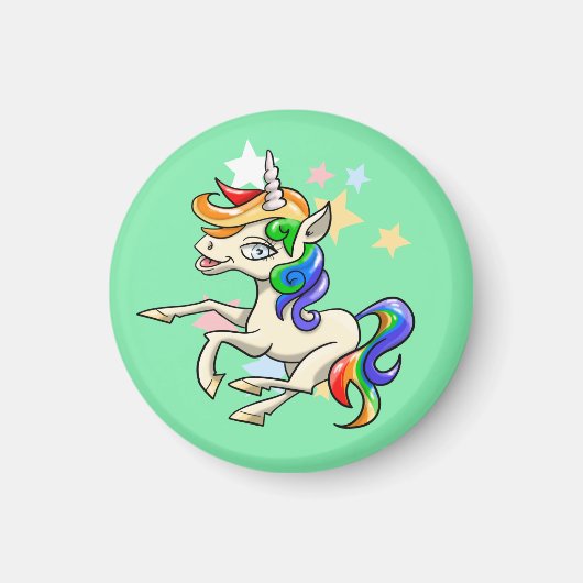 Magische, prachtige Unicorn Magneet (Voorkant)