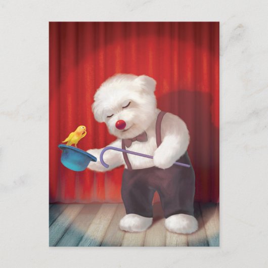 Magische prestaties aankondigingskaart (Voorkant)