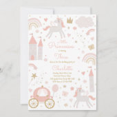 Magische prinses aankleden sprookje verjaardagsfee kaart (Voorkant)