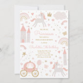 Magische prinses aankleden sprookje verjaardagsfee kaart (Voorkant)