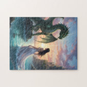 Magische Prinses & Draak puzzel (Horizontaal)