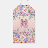 Magische Prinses Kasteel Verjaardagscadeau Label Cadeaulabel (Achterkant)