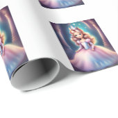 Magische prinses Magische trending betoverde fee Cadeaupapier (Rol Hoek)