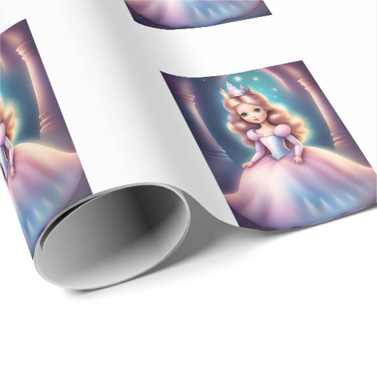 Magische prinses Magische trending betoverde fee Cadeaupapier (Rol Hoek)