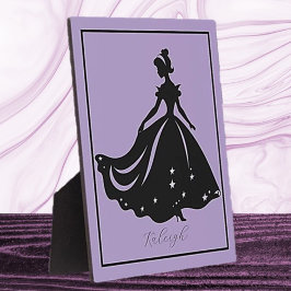 Magische prinses Sillouette gepersonaliseerde prin Fotoplaat