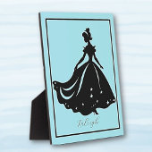 Magische prinses Sillouette gepersonaliseerde prin Fotoplaat