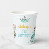 Magische prinses sprookjesachtige partij papier ko papieren bekers (Links)