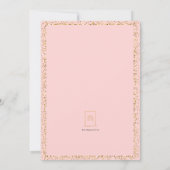 Magische Prinses Verjaardag - Roze Kaart (Achterkant)