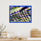 Magische psychedelische trance landschap poster (Keuken)