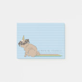 Magische pugicorn post-it® notes (Voorkant)