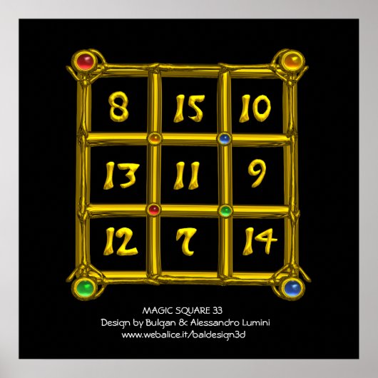 MAGISCHE QUARE 33 POSTER (Voorkant)