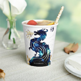 Magische Radiant Dragon Verjaardag Papieren Bekers