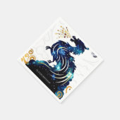 Magische Radiant Dragon Verjaardag Servet (Hoek)