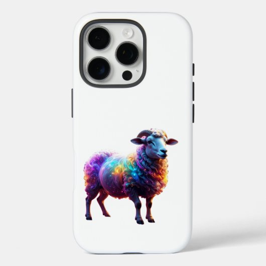 Magische Rainbow Sheep Art Case-Mate iPhone Case (Achterkant)