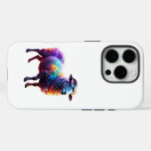 Magische Rainbow Sheep Art Case-Mate iPhone Case (Achterkant (horizontaal))