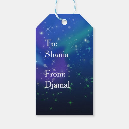 Magische Ramadan Lantaarn - Cadeau Label Cadeaulabel (Achterkant)