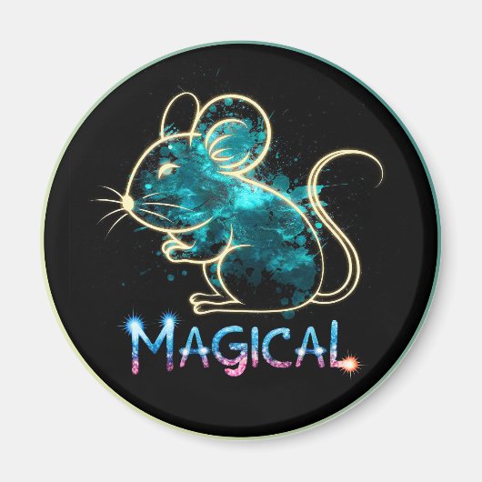 Magische Ratte  Magneet (Voorkant)