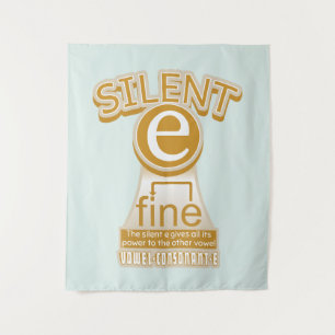 Magische regel PHONICS leren Engels Wandkleed