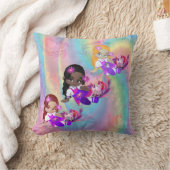 Magische regenboog 3 Cutie-Pie Baby Girls Kussen (Deken)