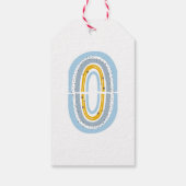 Magische Regenboog Baby shower Dank u Gift Labels Cadeaulabel (Achterkant)