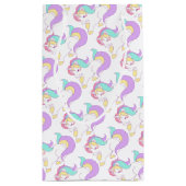 Magische regenboog Birthday Unicorns Klein Cadeauzakje (Achterkant)