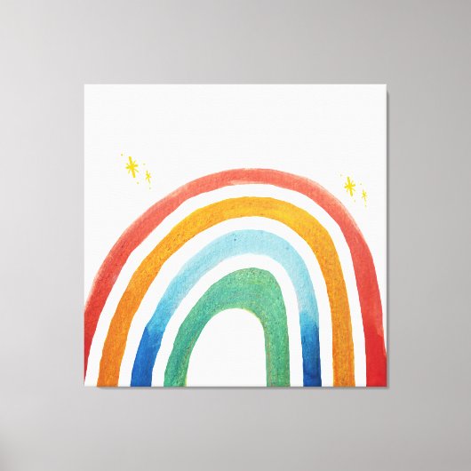 Magische Regenboog Canvas Afdruk (Voorkant)
