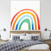 Magische Regenboog Canvas Afdruk (Insitu (Slaapkamer))