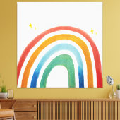 Magische Regenboog Canvas Afdruk (Insitu (Woonkamer))