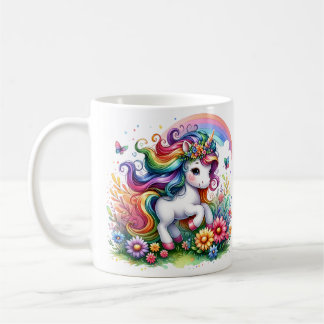 Magische Regenboog Eenhoorn - betoverende 3D-Mok Koffiemok