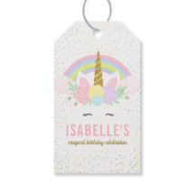 Magische Regenboog Eenhoorn Gift Hang Label