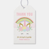 Magische Regenboog Eenhoorn Gift Hang Label Cadeaulabel (Voorkant)