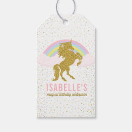 Magische Regenboog Eenhoorn Gift Hang Label Cadeaulabel