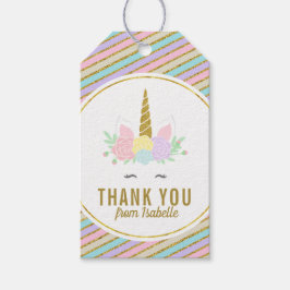 Magische Regenboog Eenhoorn Gift Hang Label Cadeaulabel
