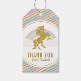 Magische Regenboog Eenhoorn Gift Hang Label Cadeaulabel