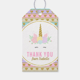 Magische Regenboog Eenhoorn Gift Hang Label Cadeaulabel