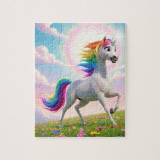 Magische Regenboog Eenhoorn Legpuzzel