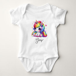 Magische Regenboog Eenhoorn Romper