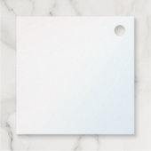 Magische regenboog eenhoorn roze gouden verjaardag bedankjes labels (Achterkant)