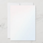 Magische regenboog eenhoorn roze gouden verjaardag bedankkaart (Achterkant)