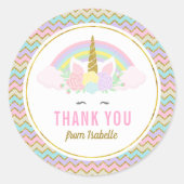 Magische Regenboog Eenhoorn Stickers (Voorkant)