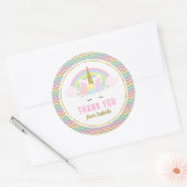Magische Regenboog Eenhoorn Stickers (Envelop)