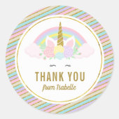 Magische Regenboog Eenhoorn Stickers (Voorkant)